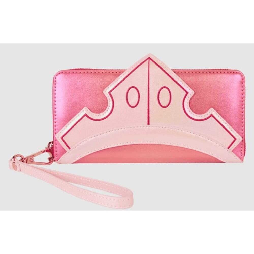 Loungefly Disney Sleeping Beauty Shiny Iridescent Cosplay Wristlet Wallet
